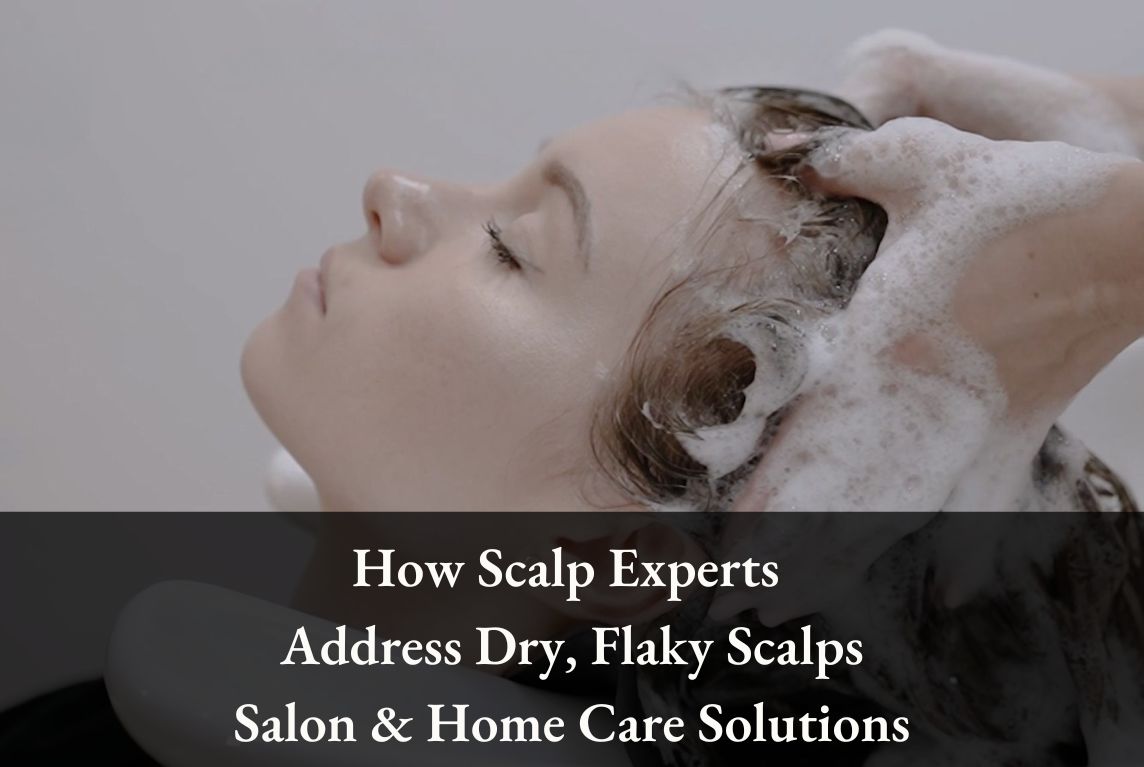 How Scalp Experts Address Dry, Flaky Scalps: Salon & Home Care Solutions